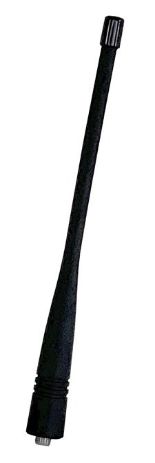 A black stick with a long handle.