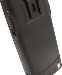 A black walkie talkie case is shown.