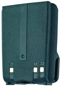 A green battery holder with two black buttons.