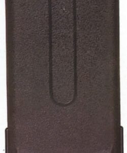 A brown leather case for a cell phone.