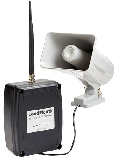 A wireless microphone and speaker system for loudmouth