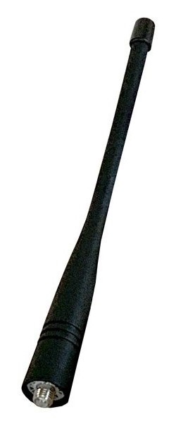 A black baseball bat is shown with no background.