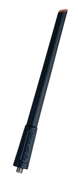 A black pole with a handle and a long rod.
